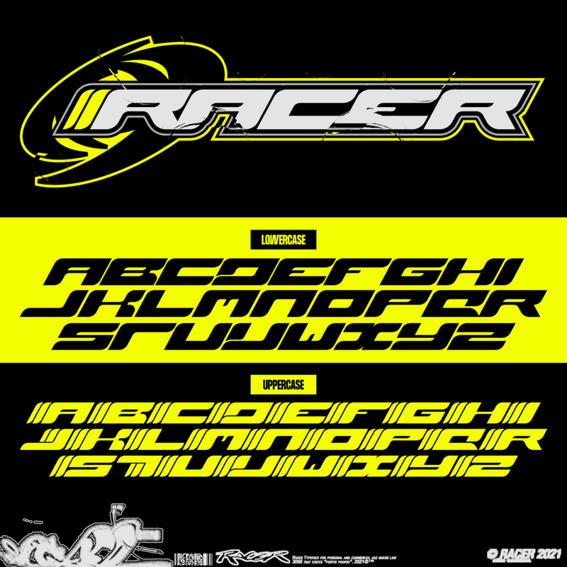 Racer Typeface