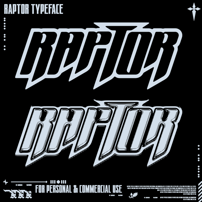 Raptor Typeface