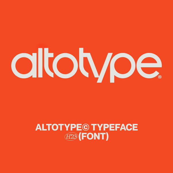 Alto Typeface