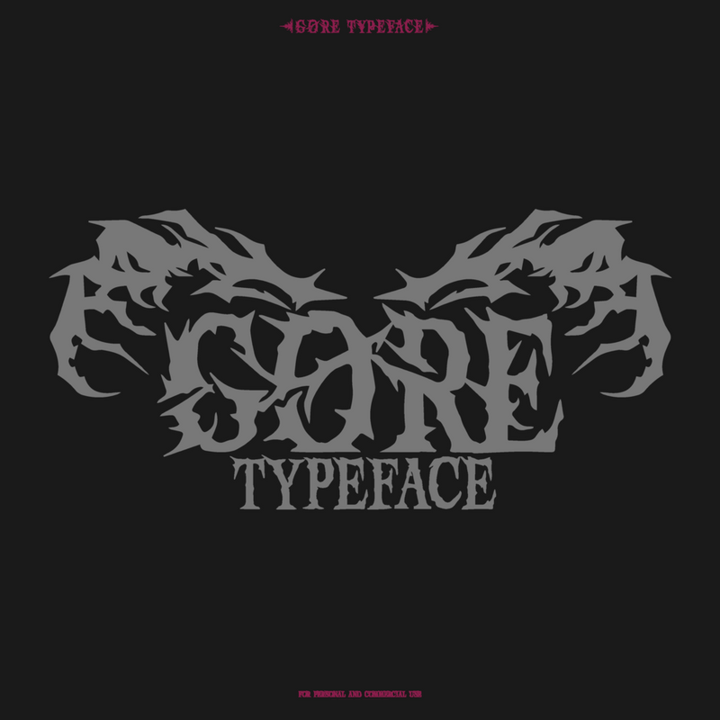 Gore Typeface