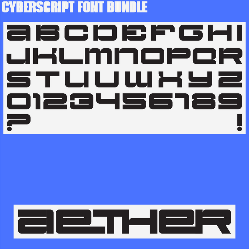 CyberScript Typeface