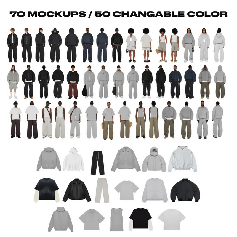 Ultimate Models Pack (70)