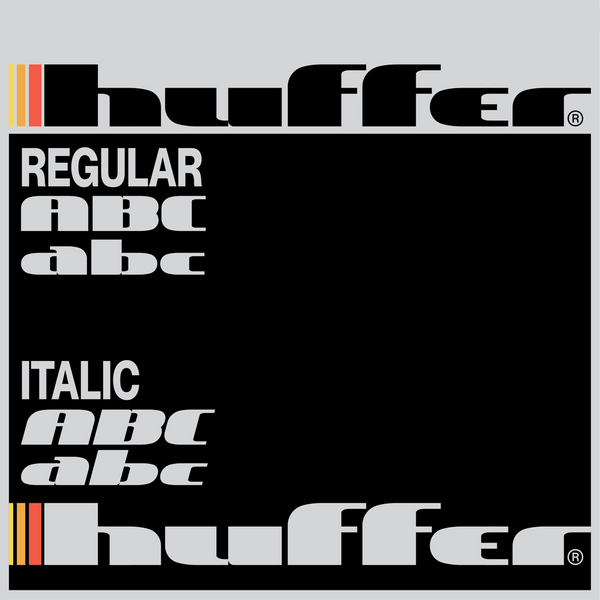 Huffer Typeface