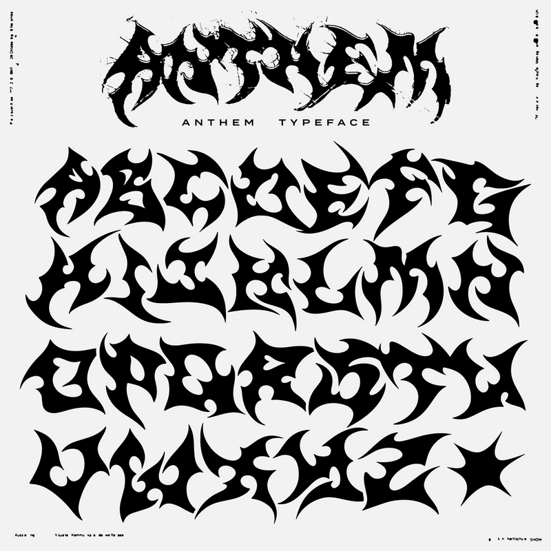 Anthem Typeface