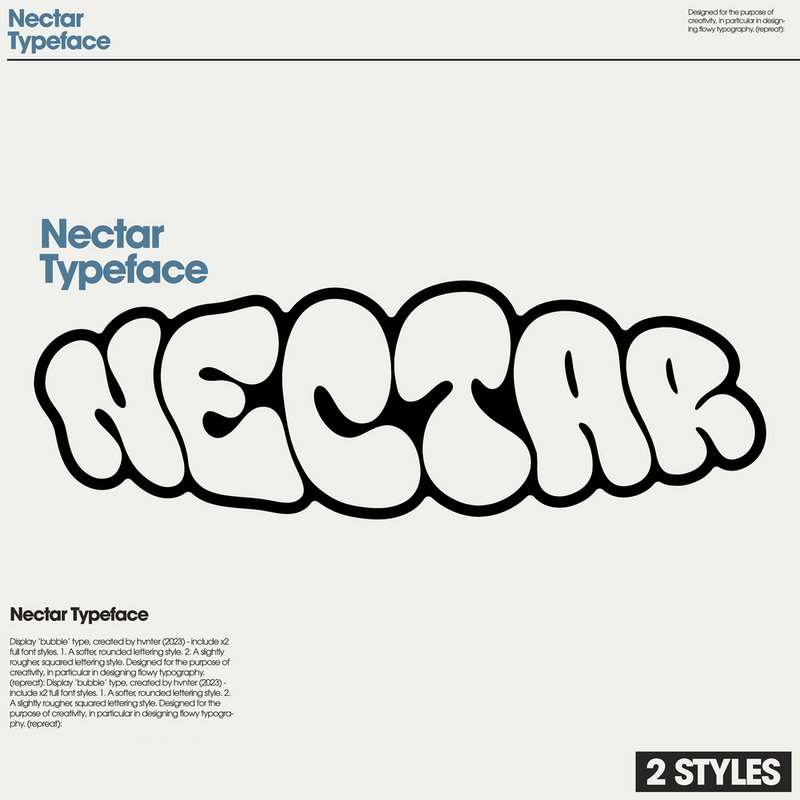 Nectar Typeface