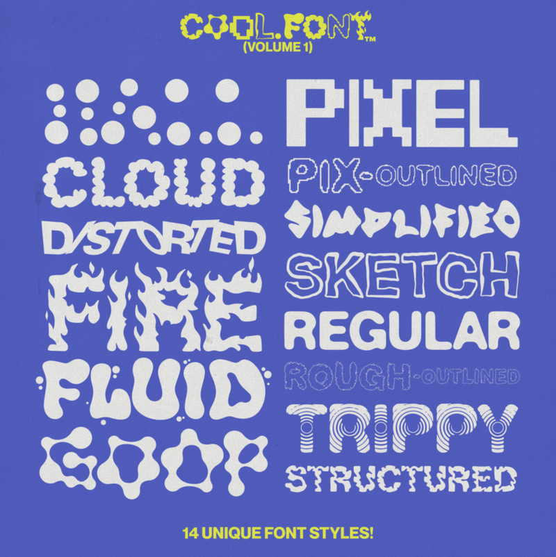 Cool Fonts (VOLUME 1)