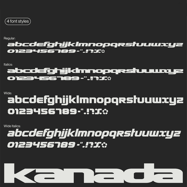 Kanada Typeface