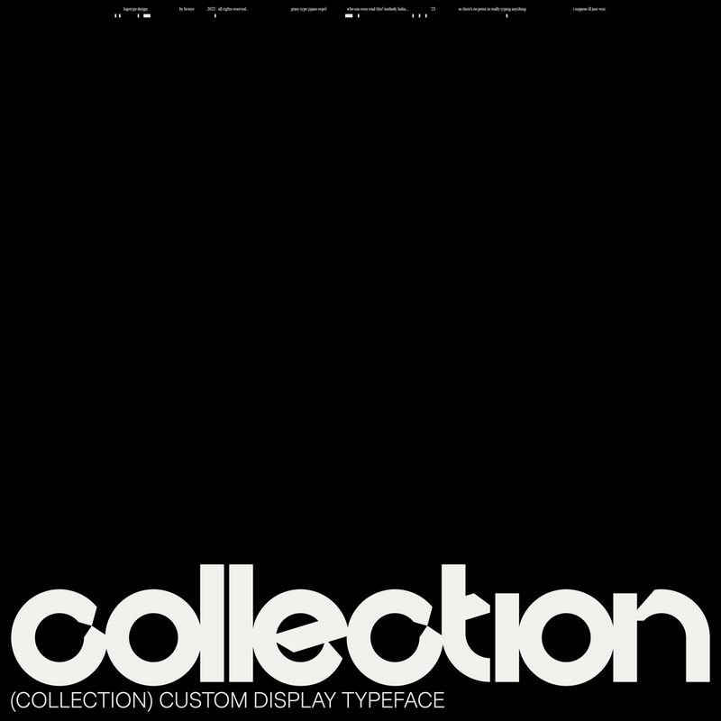 Collection Typeface