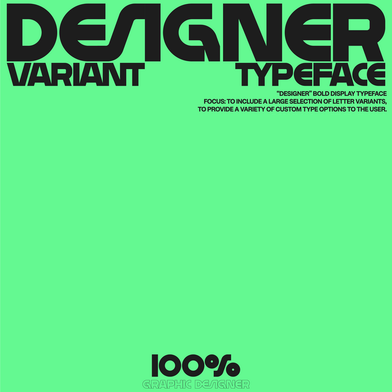 Designer Typeface