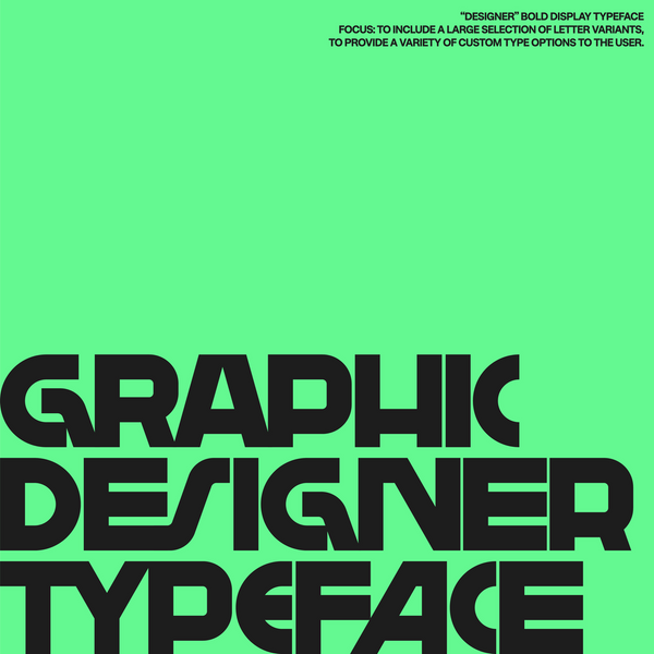 Designer Typeface