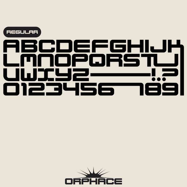 Orphace Typeface