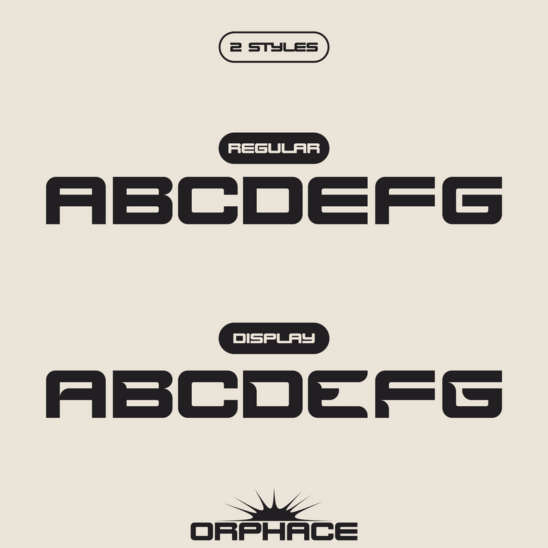 Orphace Typeface